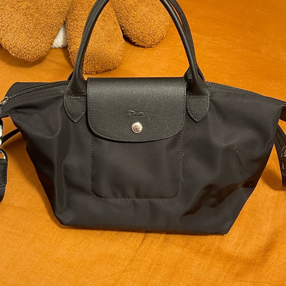 Long Champ small tote black